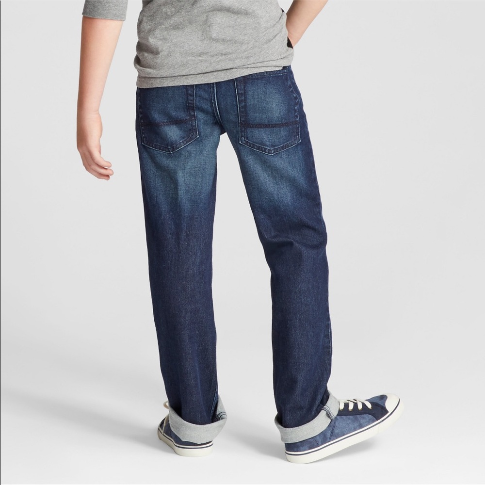 Cat and Jack Boys’ Straight Fit Denim Jeans Sz 6 - Picture 2 of 5